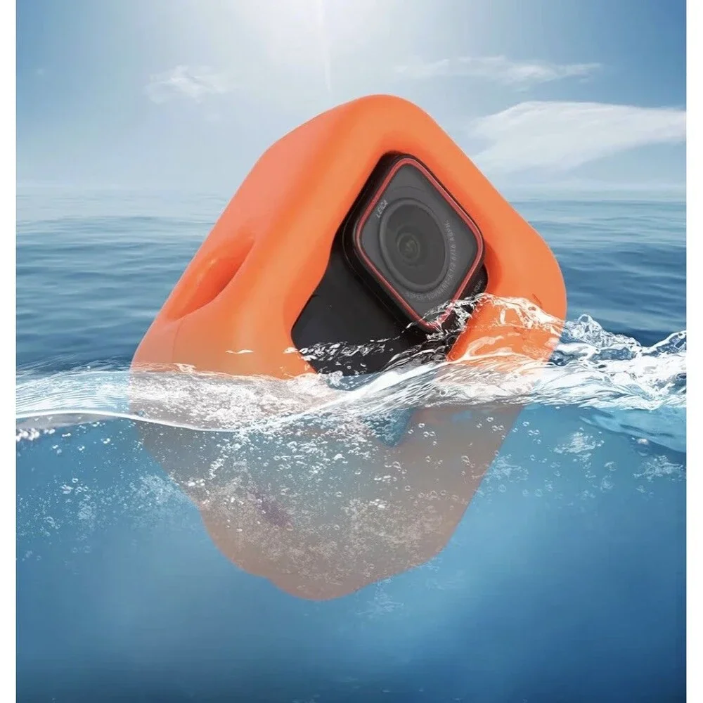 Floating Case Guard for Insta360 Ace Pro 2 Action Camera Water Sports Orange NEW